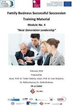 Family Business Successful Succession Training Material - Module No. 4 "Next Generation Leadership"