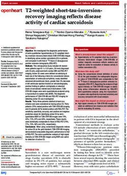 T2- weighted shorttau-inversion- recovery imaging reflects disease activity of cardiac sarcoidosis