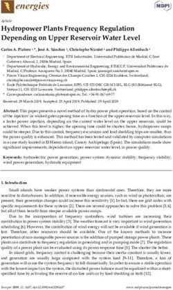 Hydropower Plants Frequency Regulation Depending on Upper Reservoir Water Level - MDPI