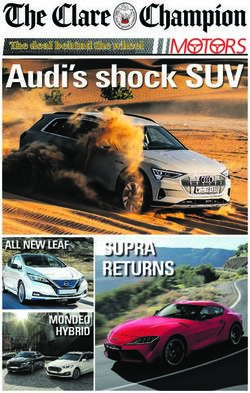 Audi's shock SUV - SUPRA RETURNS MONDEO HYBRID - Clare Champion - Digital Edition
