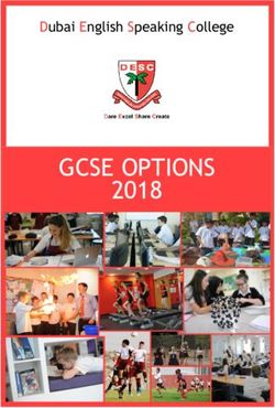 GCSE OPTIONS 2018 - Dubai English Speaking College