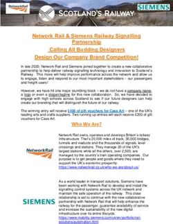 Network Rail & Siemens Railway Signalling Partnership Calling All Budding Designers Design Our Company Brand Competition!