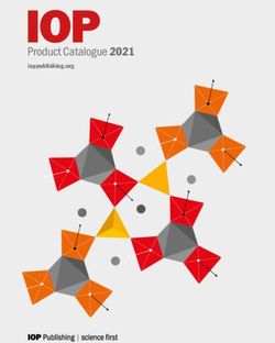 Product Catalogue 2021 - ioppublishing.org - IOP Publishing