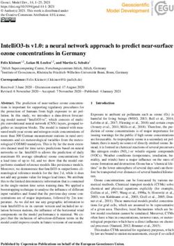 IntelliO3-ts v1.0: a neural network approach to predict near-surface ozone concentrations in Germany - GMD