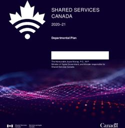 SHARED SERVICES CANADA - 2020-21 Departmental Plan