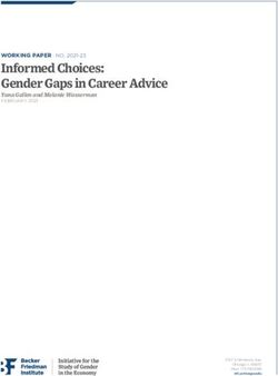 Informed Choices: Gender Gaps in Career Advice - Yana Gallen and Melanie Wasserman - The ...