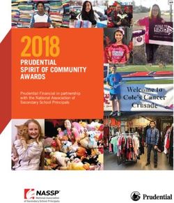 2018 PRUDENTIAL SPIRIT OF COMMUNITY AWARDS - Prudential Financial in partnership with the National Association of Secondary School Principals