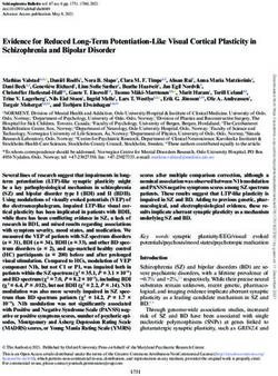 Evidence for Reduced Long-Term Potentiation-Like Visual Cortical Plasticity in Schizophrenia and Bipolar Disorder - Oxford Academic