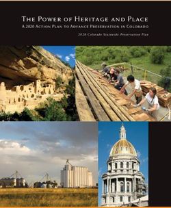 The Power of Heritage and Place - A 2020 Action Plan to Advance Preservation in Colorado - History Colorado