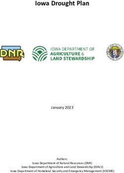 Iowa Drought Plan - January 2023
