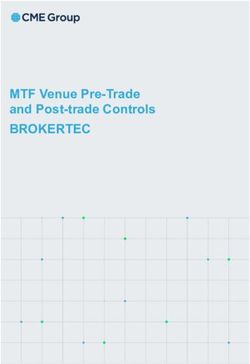 MTF Venue Pre-Trade and Post-trade Controls - BROKERTEC - CME Group