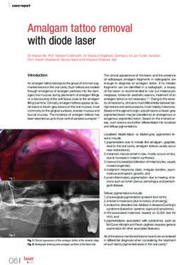 Amalgam tattoo removal with diode laser - ZWP online