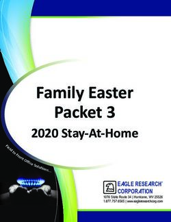 Family Easter Packet 3 - 2020 Stay-At-Home E GLE RESE RCH CORPOR TION - Eagle Research Corporation