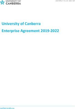 University of Canberra Enterprise Agreement 2019-2022