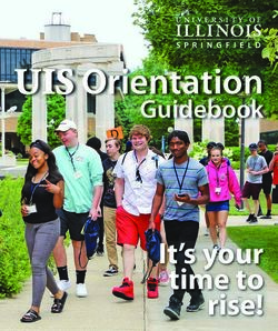 UIS Orientation Guidebook - It's your time to - University of Illinois Springfield