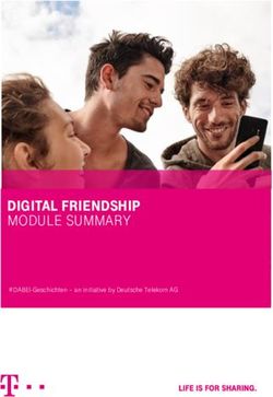 DIGITAL FRIENDSHIP MODULE SUMMARY - #DABEI-Geschichten - an initiative by Deutsche Telekom AG