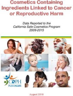 Cosmetics Containing Ingredients Linked to Cancer or Reproductive Harm - Data Reported to the California Safe Cosmetics Program 2009-2015