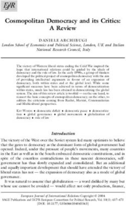 Cosmopolitan Democracy and its Critics: A Review