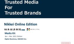 Trusted Media For Trusted Brands - Nikkei Online Edition Media Kit - 日本経済新聞