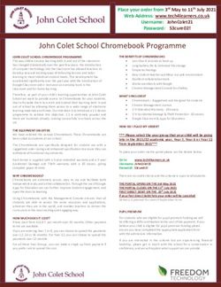 John Colet School Chromebook Programme