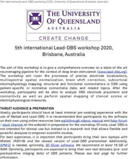 5th international Lead-DBS workshop 2020, Brisbane, Australia