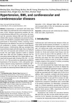 Hypertension, BMI, and cardiovascular and cerebrovascular diseases