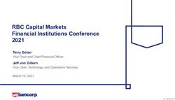RBC Capital Markets Financial Institutions Conference 2021 - Terry Dolan Vice Chair and Chief Financial Officer
