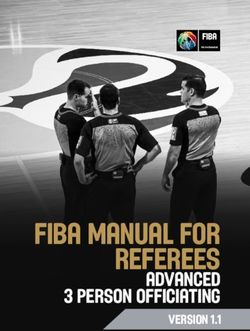 FIBA MANUAL FOR REFEREES - Advanced 3 person officiating version 1.1 - CLUB DEL ARBITRO