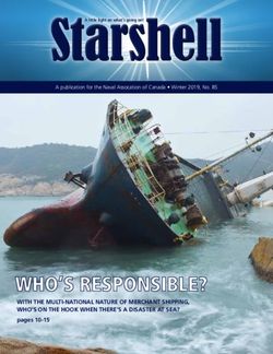 WHO'S RESPONSIBLE? WITH THE MULTI-NATIONAL NATURE OF MERCHANT SHIPPING, WHO'S ON THE HOOK WHEN THERE'S A DISASTER AT SEA? - pages 10-15 - UFDC ...