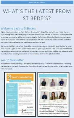 WHAT'S THE LATEST FROM ST BEDE'S? - St Bede's Catholic High School
