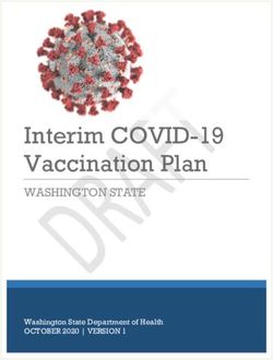 Interim COVID-19 Vaccination Plan - WASHINGTON STATE - Washington State Department of Health - Washington State ...