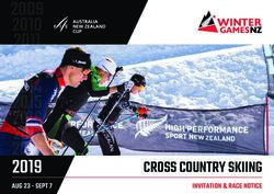CROSS COUNTRY SKIING AUG 23 - SEPT 7 - Snow Sports NZ