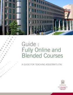 Guide : Fully Online and Blended Courses - A GUIDE FOR TEACHING ASSISTANTS (TA) - uOttawa