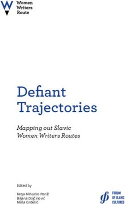 Defiant Trajectories Mapping out Slavic Women Writers Routes - Forum of Slavic Cultures