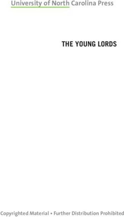 University of North Carolina Press - THE YOUNG LORDS - Copyrighted Material Further Distribution Prohibited - Cornell Center for Health Equity