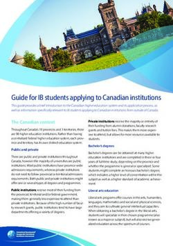 Guide for IB students applying to Canadian institutions