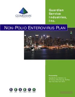 NON-POLIO ENTEROVIRUS PLAN - Guardian Service Industries, Inc - Presented by