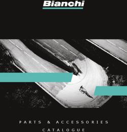 Bianchi - Parts & Accessories Catalogue 2019