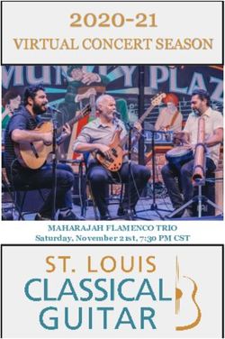 2020-21 VIRTUAL CONCERT SEASON - St. Louis Classical Guitar