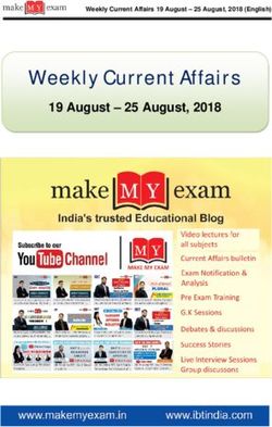 Weekly Current Affairs - 19 August - 25 August, 2018 Weekly Current Affairs 19 August - 25 August, 2018 (English) - Make My Exam