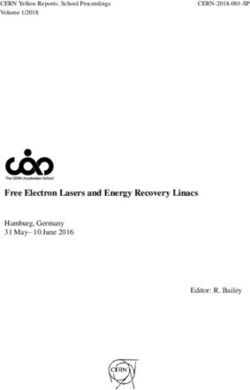 Free Electron Lasers and Energy Recovery Linacs - Hamburg, Germany 31 May- 10 June 2016 Editor: R. Bailey - CERN Publishing