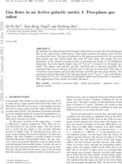 Gas flows in an Active galactic nuclei. I. Two-phase gas inflow
