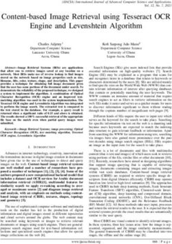 Content-based Image Retrieval using Tesseract OCR Engine and Levenshtein Algorithm