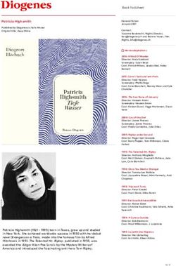 Book factsheet - Diogenes Verlag