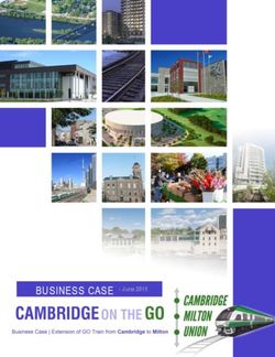 BUSINESS CASE - June 2015 - City of Cambridge