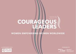 WOMEN EMPOWERING WOMEN WORLDWIDE - Courageous Leaders Event 2019