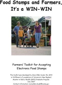 Food Stamps and Farmers, It's a WIN-WIN - Farmers' Toolkit for Accepting Electronic Food Stamps