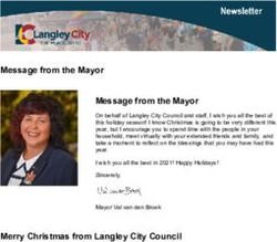Message from the Mayor - City of Langley