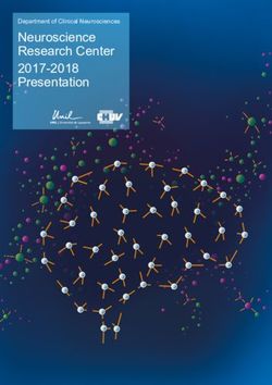 Neuroscience Research Center 2017-2018 Presentation - Department of Clinical Neurosciences
