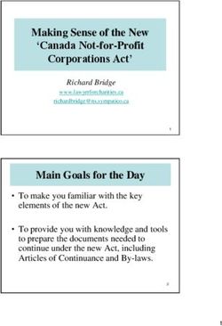 Making Sense of the New 'Canada Not-for-Profit Corporations Act'